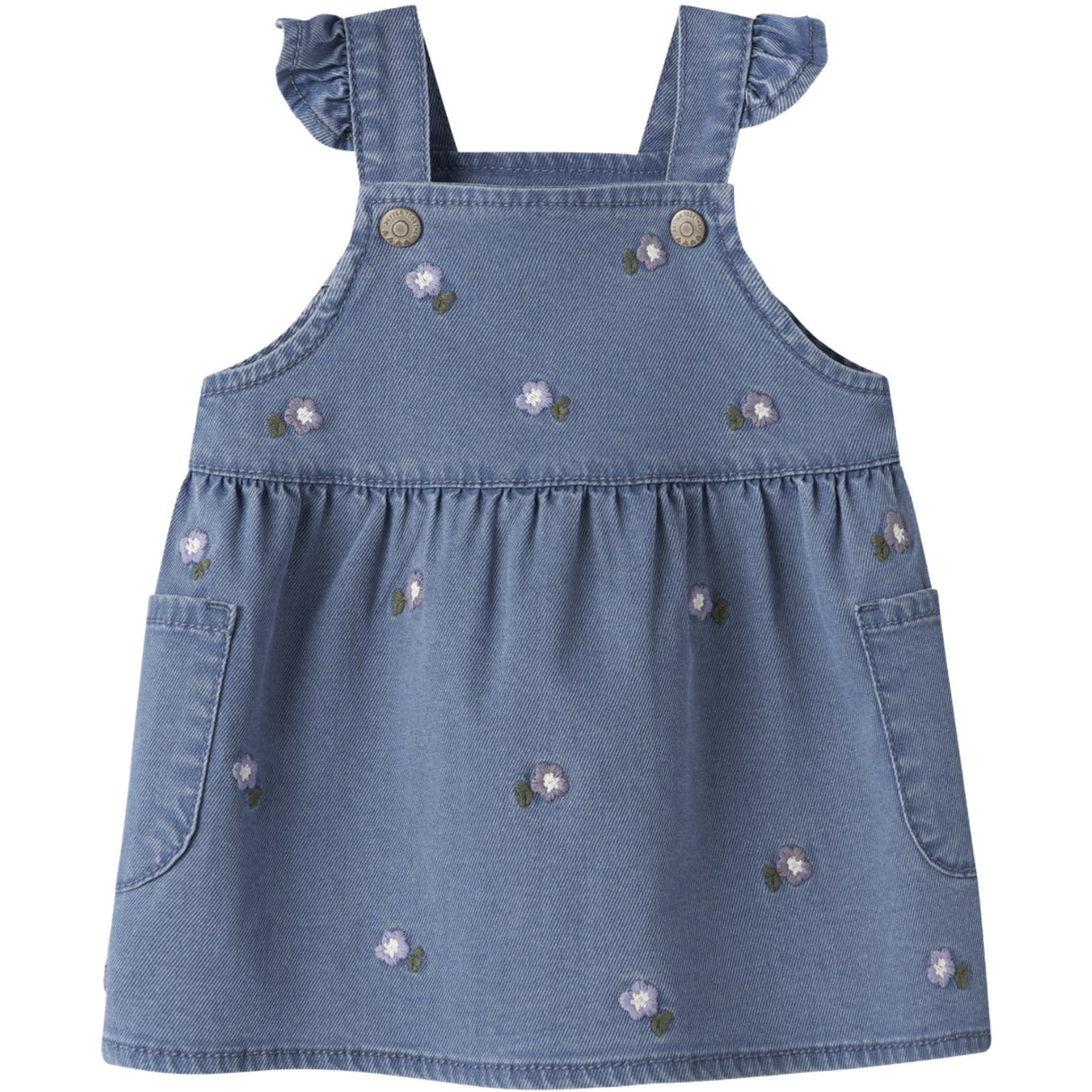 Name It Denim Blue Flower Emb Nbfsage Dnm Spencer 3606-Yb