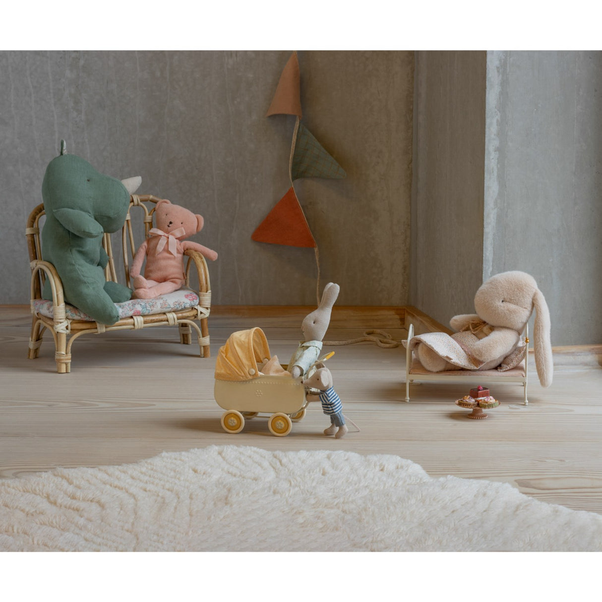 Maileg Plyskanin, Lille - Latte