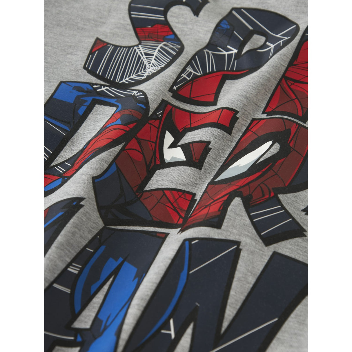 Name It Grey Melange Nmmfloyd Spider Nreg Sweat Bru Mar