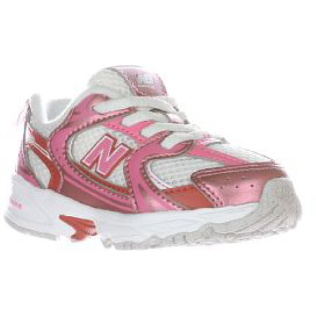 New Balance Sneakers Pink Satin 530 Kids Bungee Lace