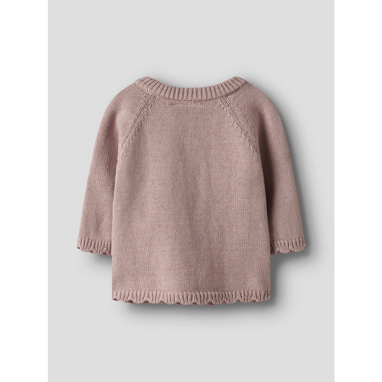 Lil'Atelier Misty Rose Nbflaguna Ls Slå-om Strik Lil Noos