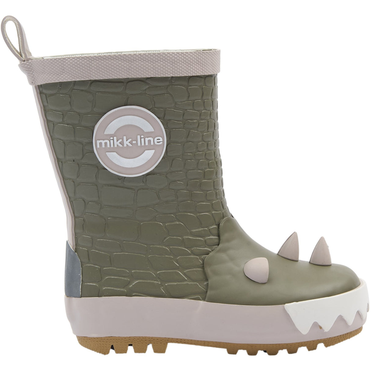 Mikk-Line Dusty Olive Gummistøvler 3D Dragon