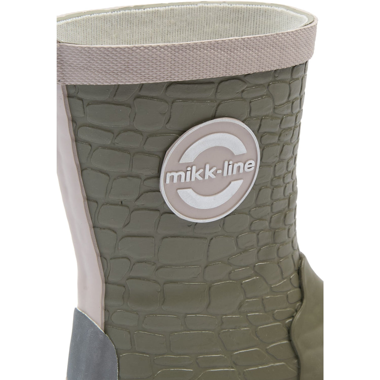 Mikk-Line Dusty Olive Gummistøvler 3D Dragon