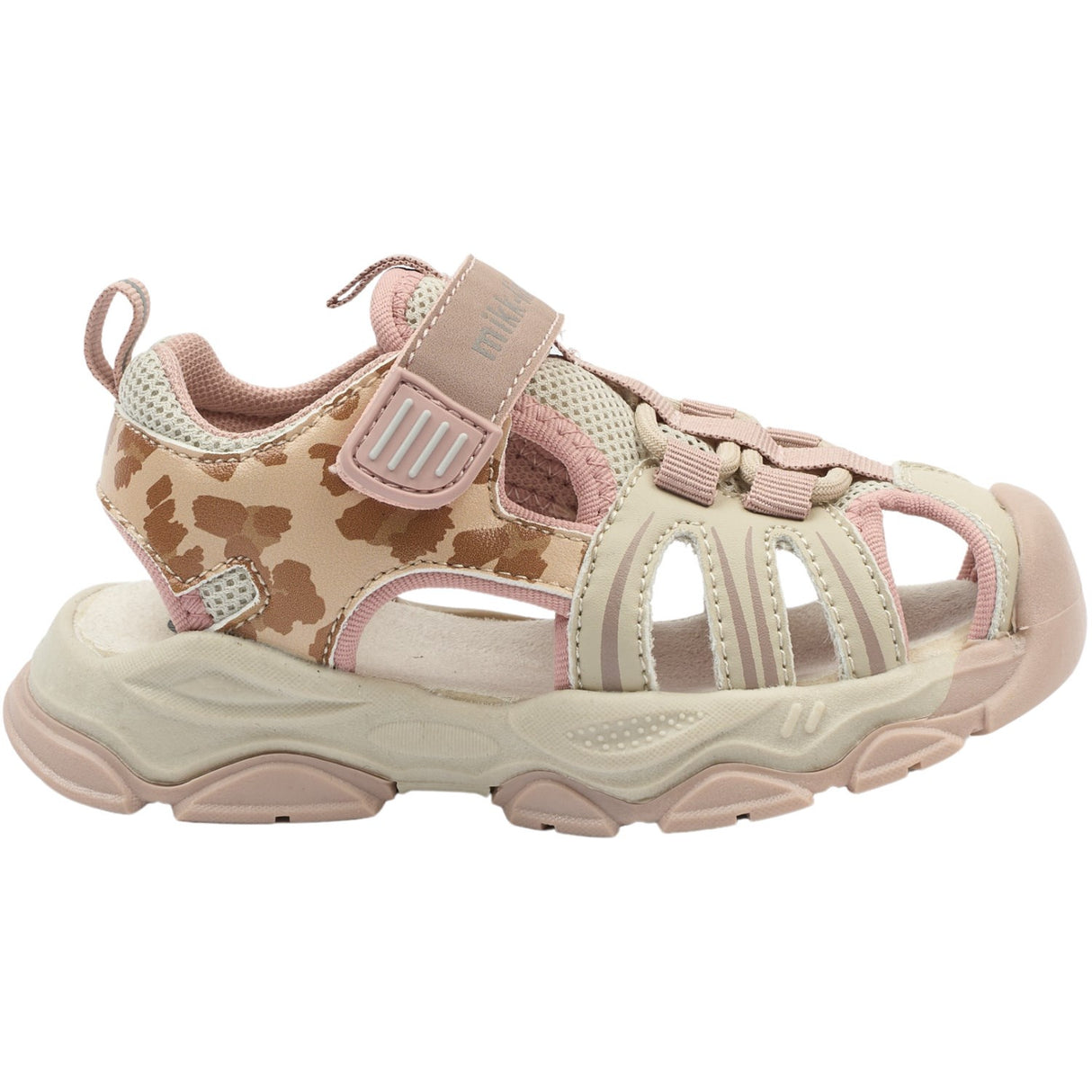 Mikk-Line Cinder Sandal Mesh Med Velcro