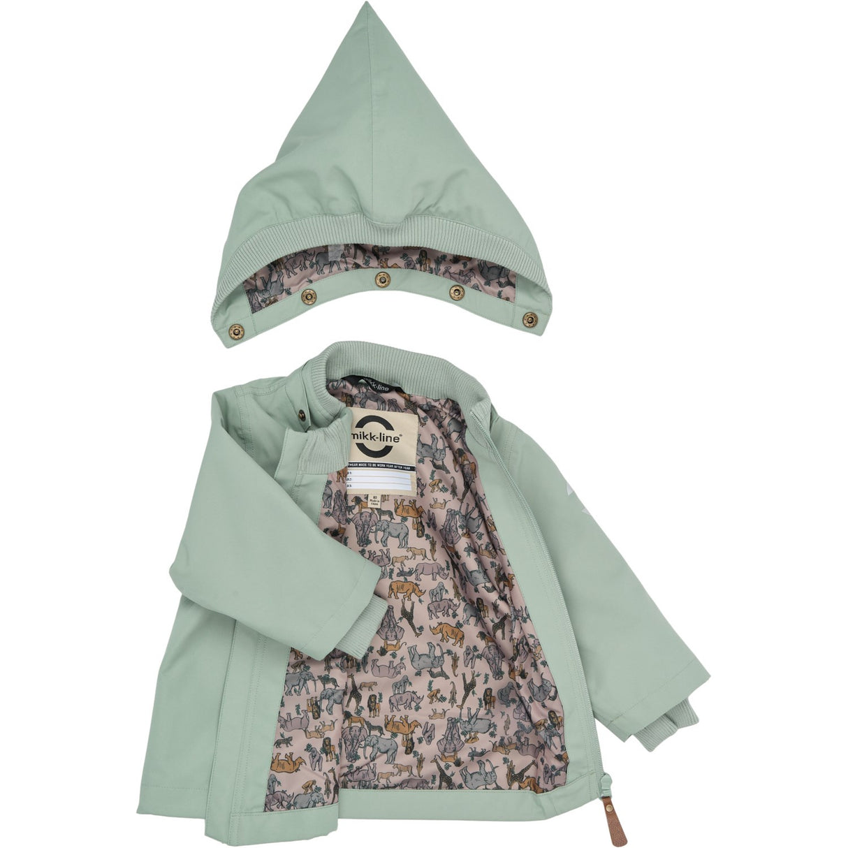 Mikk-Line Green Milieu Polyester Baby Jakke