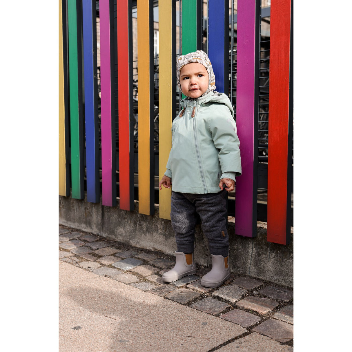 Mikk-Line Green Milieu Polyester Baby Jakke