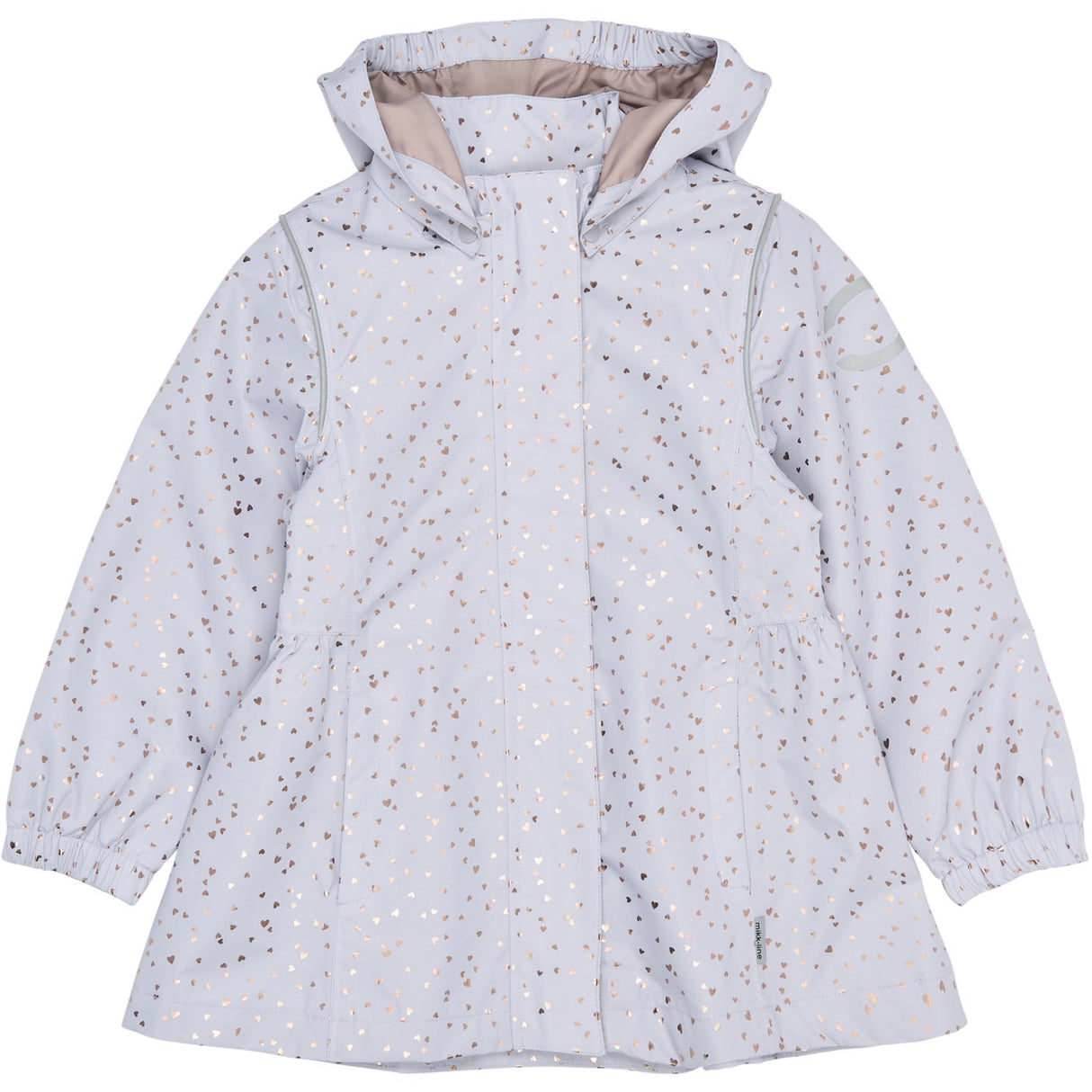 Mikk-Line Heart Sprinkle Foil AOP Shell Sæt