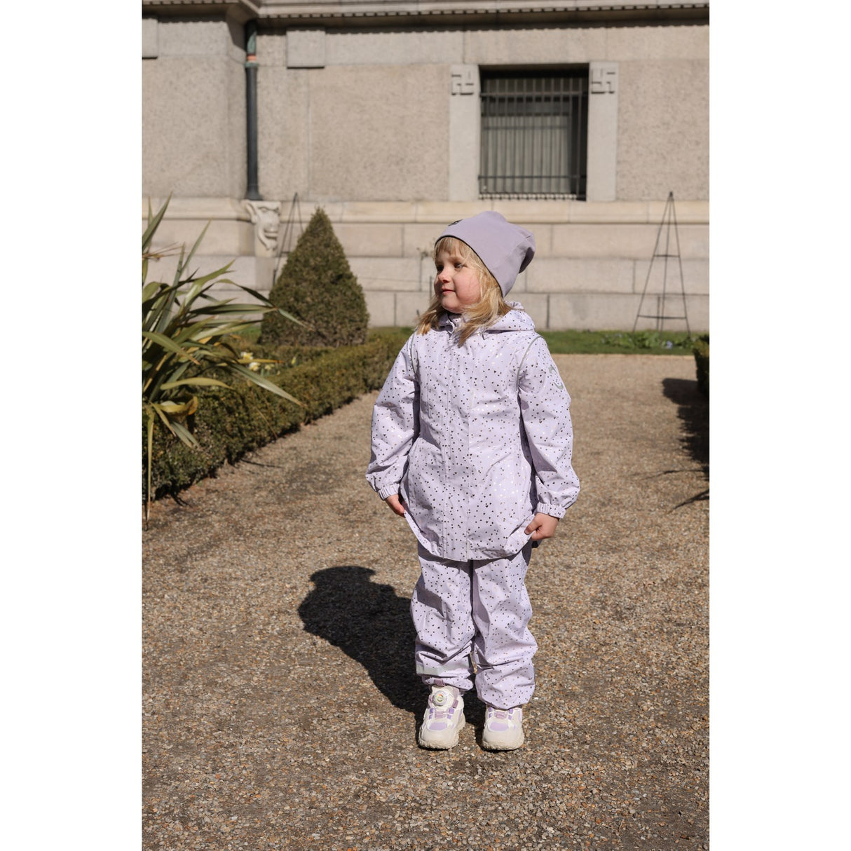 Mikk-Line Heart Sprinkle Foil AOP Shell Sæt