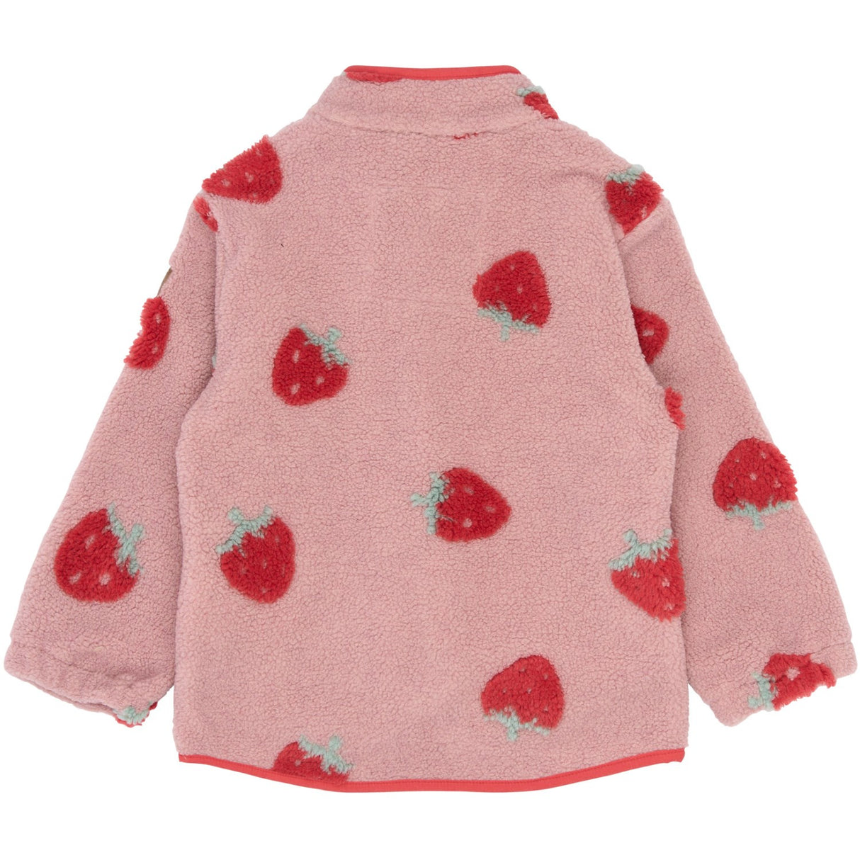 Mikk-Line Strawberry AOP Teddy Jakke 3D