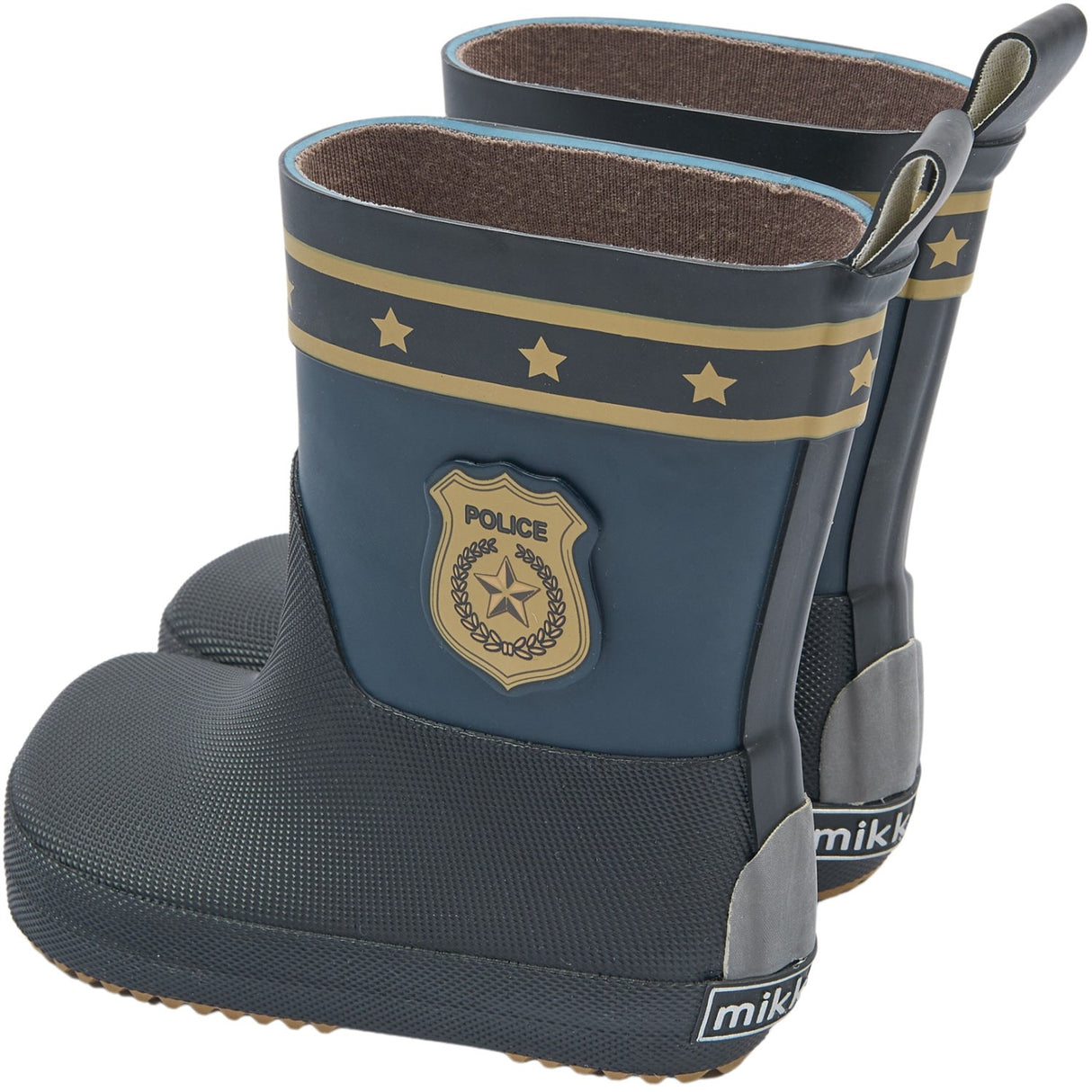 Mikk-Line Blue Nights Gummistøvler Police Barefoot