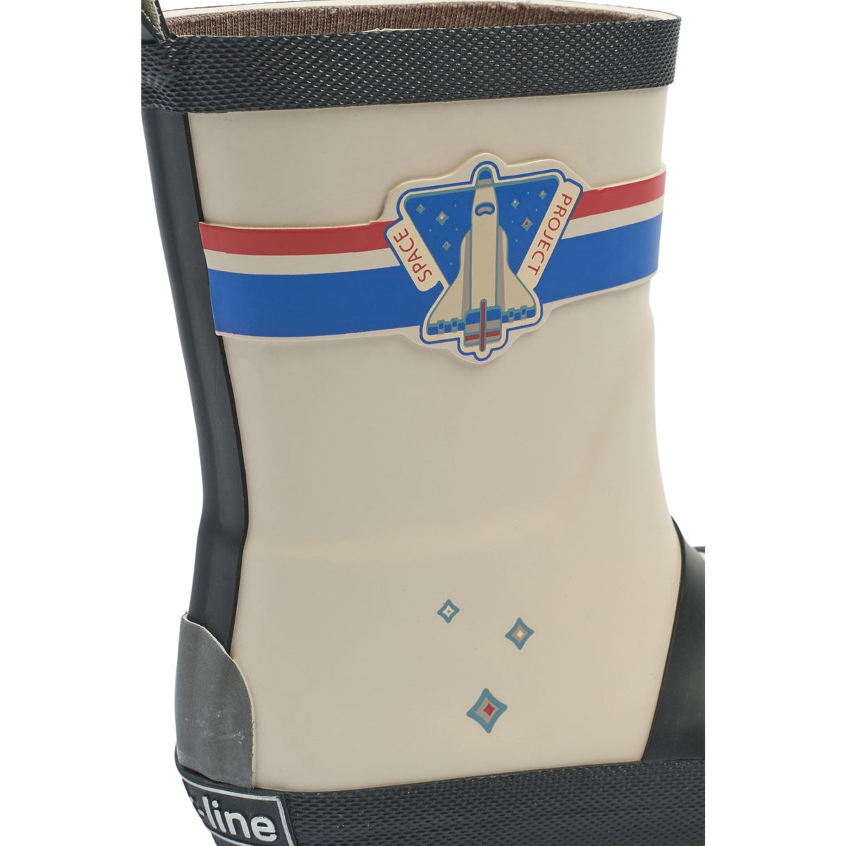 Mikk-Line Oyster Gray Gummistøvler Astronaut Barefoot