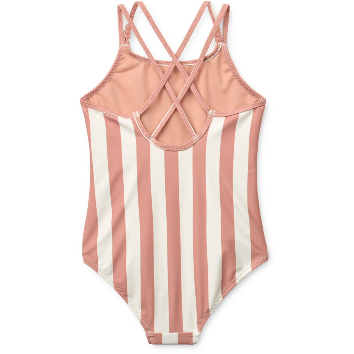 LIEWOOD Coral Blush / Creme De La Creme Stripe Suna Stripe Badeheldragt