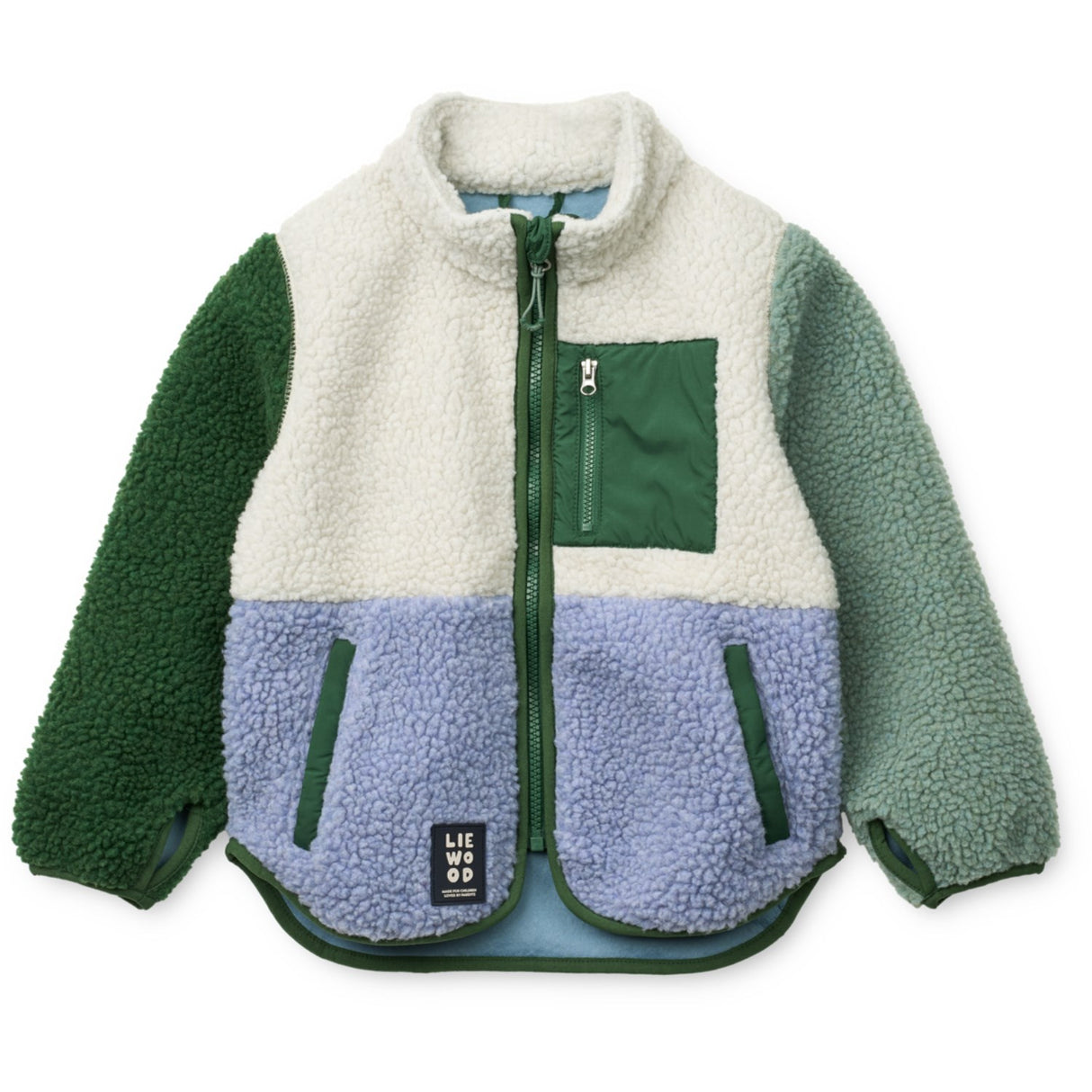 LIEWOOD Dusty Lavender Multi Mix Nolan Pile Jakke