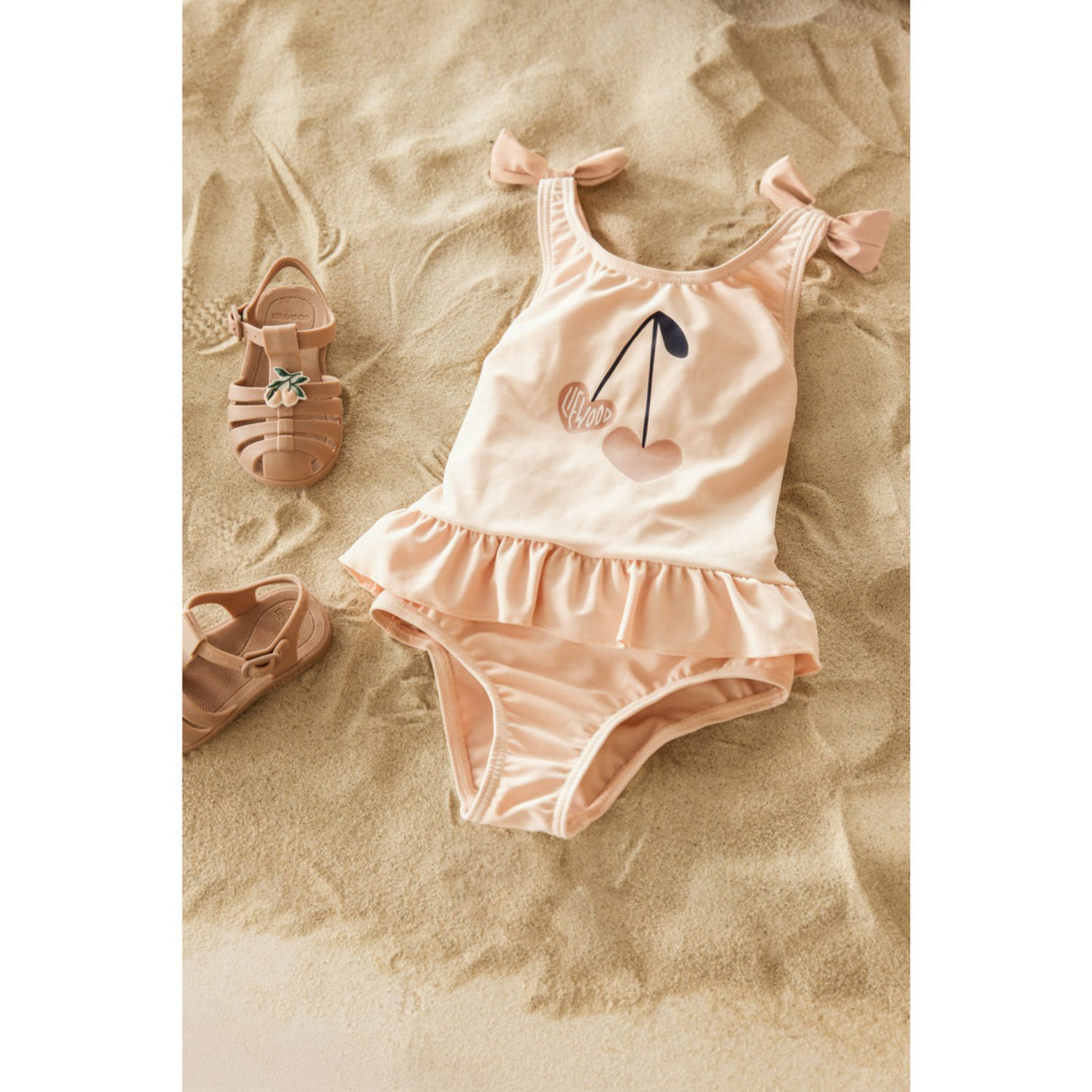 LIEWOOD Peach / Dark Rose Bre Sandaler Med Charms