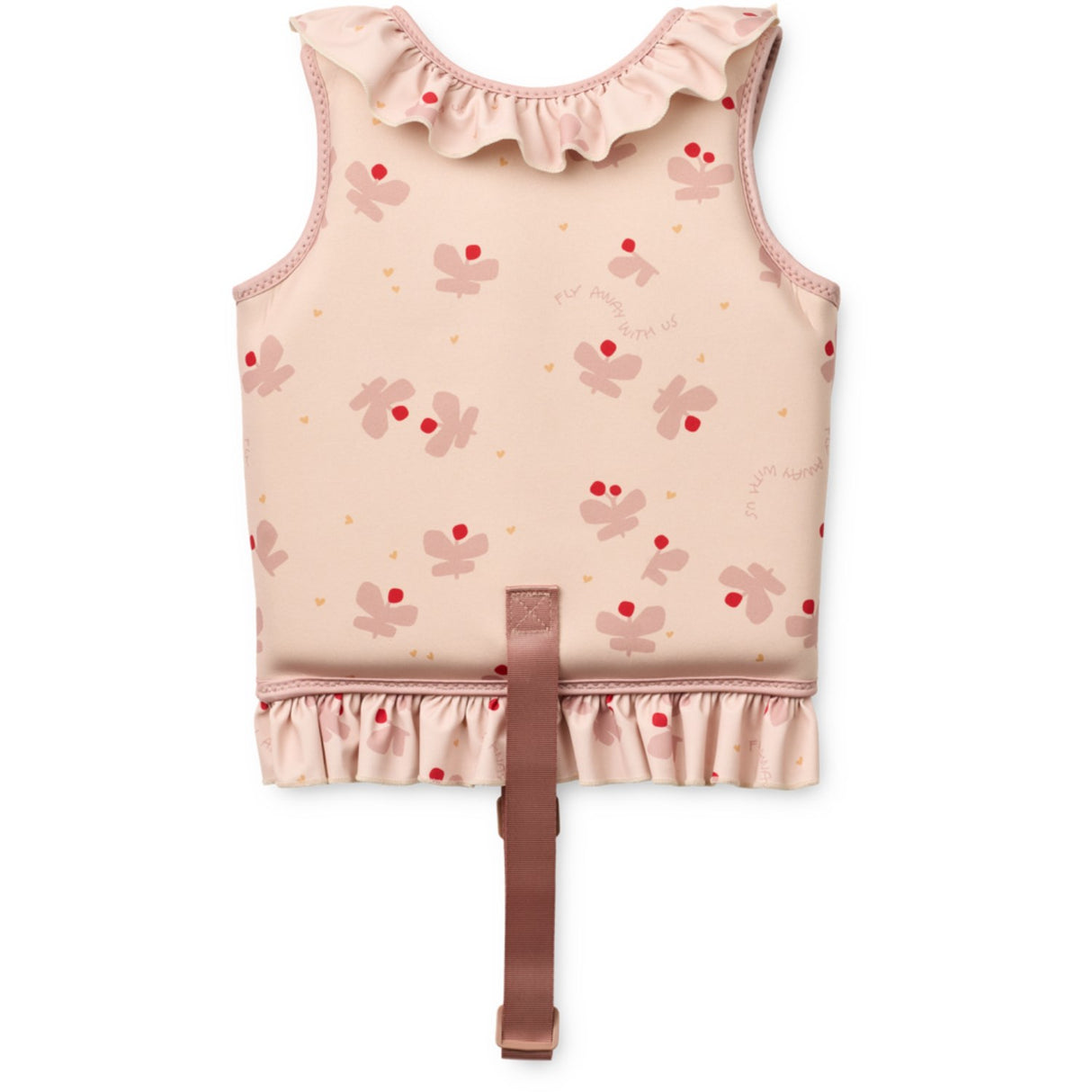 LIEWOOD Butterfly / Apple Blossom Dove Swim Vest W Flæse
