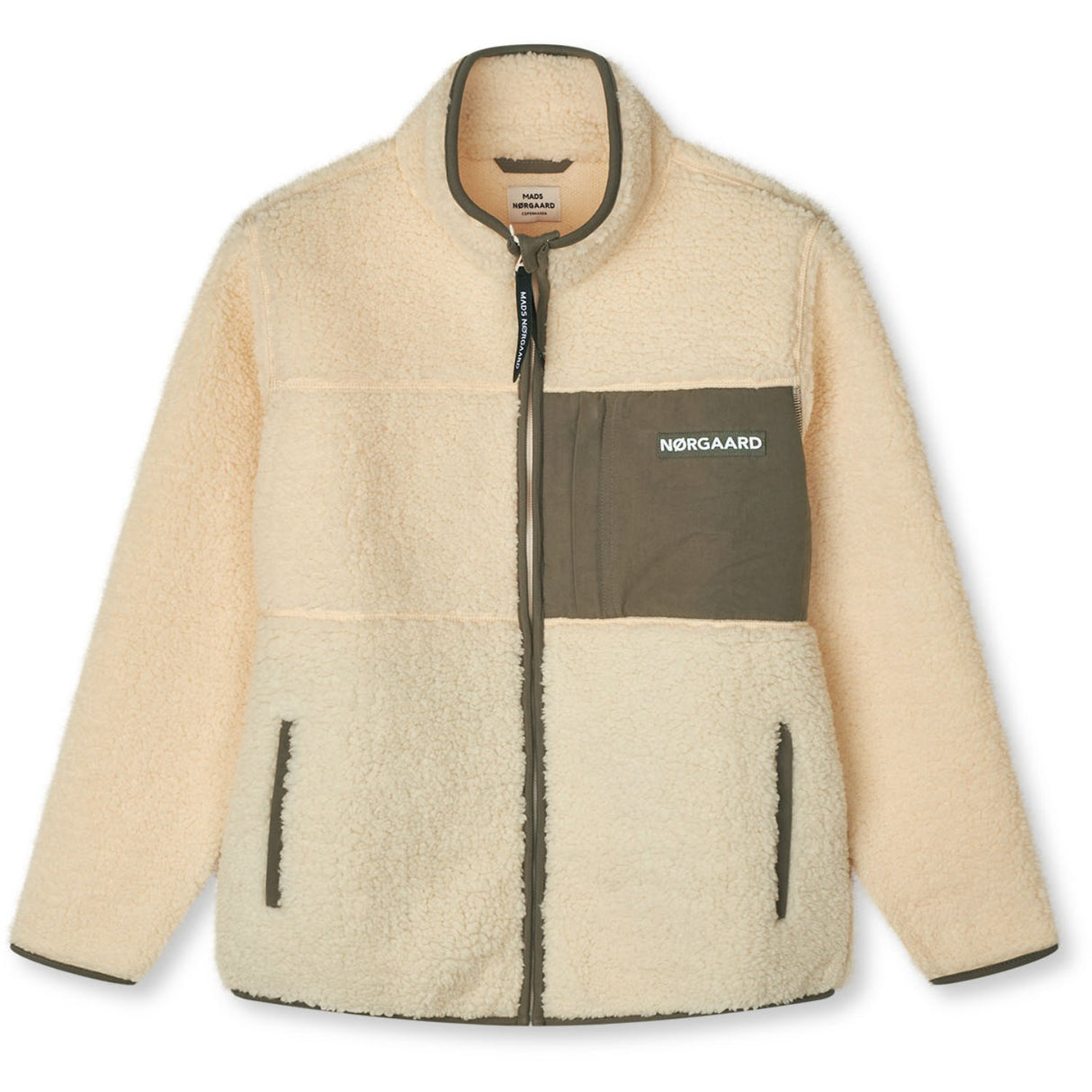 Mads Nørgaard Vanilla Custard Bamse Fleece Jeffo Jakke