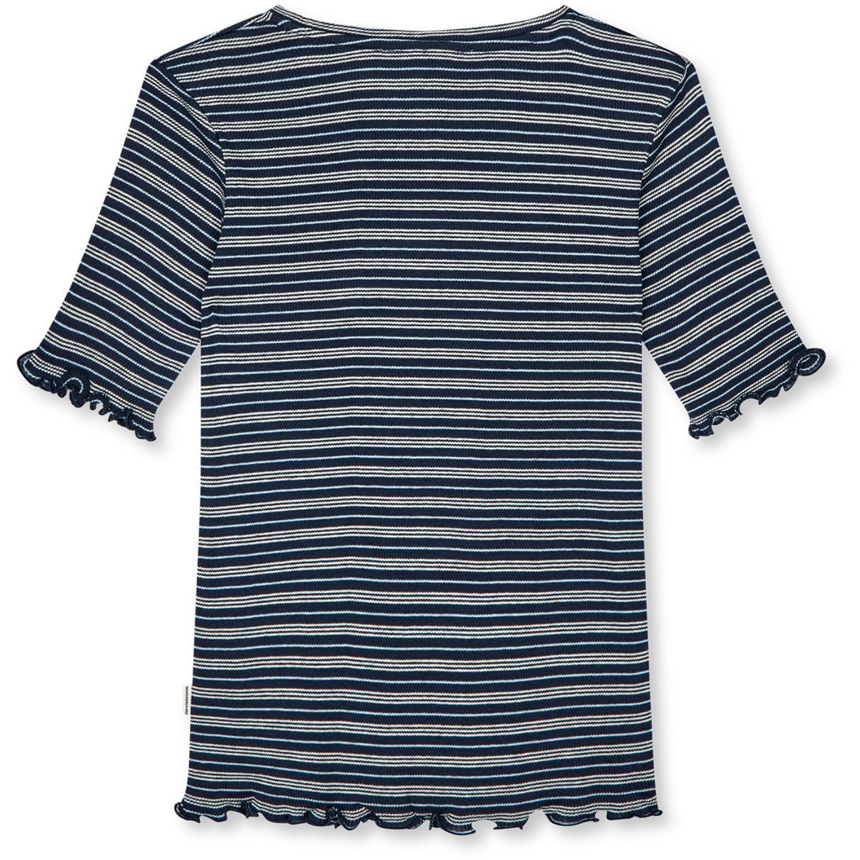 Mads Nørgaard Sky Captain/Vanilla Ice/Cashme 2X2 Bomuld Stripe Stripe Tuviana Tee