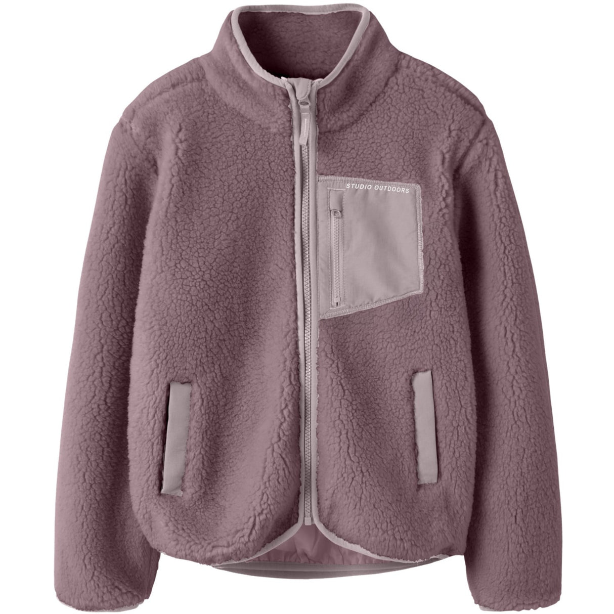 Name It Wistful Mauve Nknmattia Sherpa Jakke Pb1