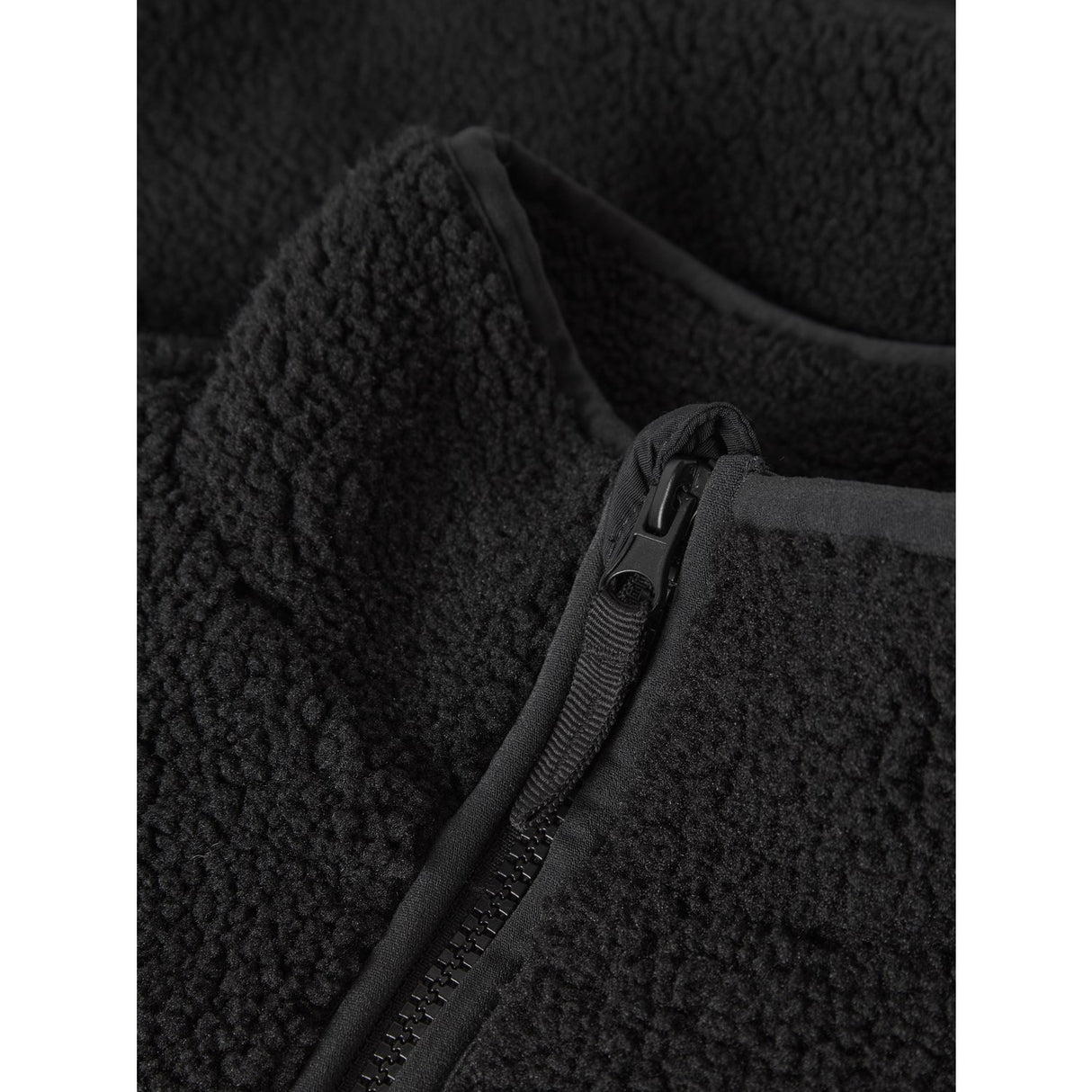Name It Black Nknmattia Sherpa Jakke Pb1