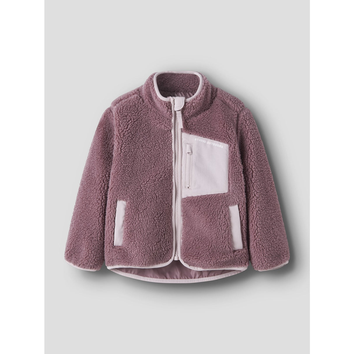 Name It Wistful Mauve Nmnmattia Sherpa Jakke Pb1