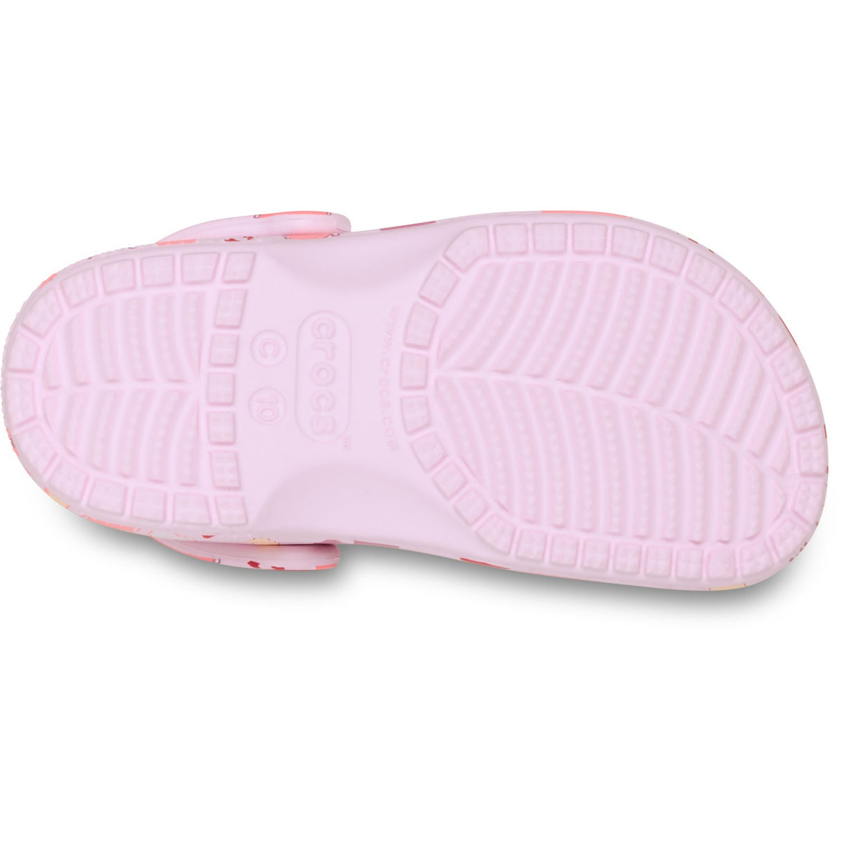 Crocs Pink Milk/Hearts Classic VDay Clog T PkMk/Hts