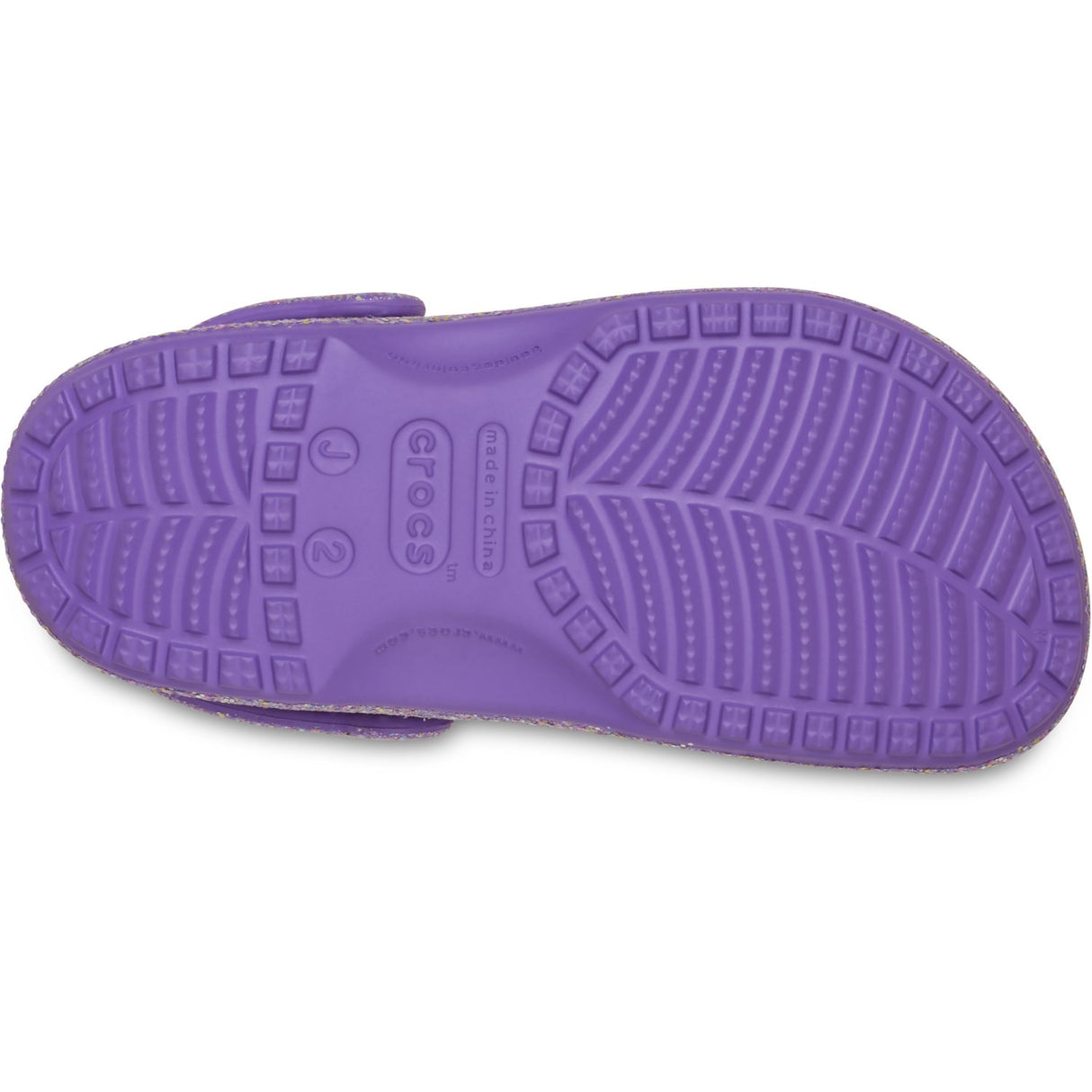 Crocs Purple Classic Fantasy Glitter Clog K Ppl