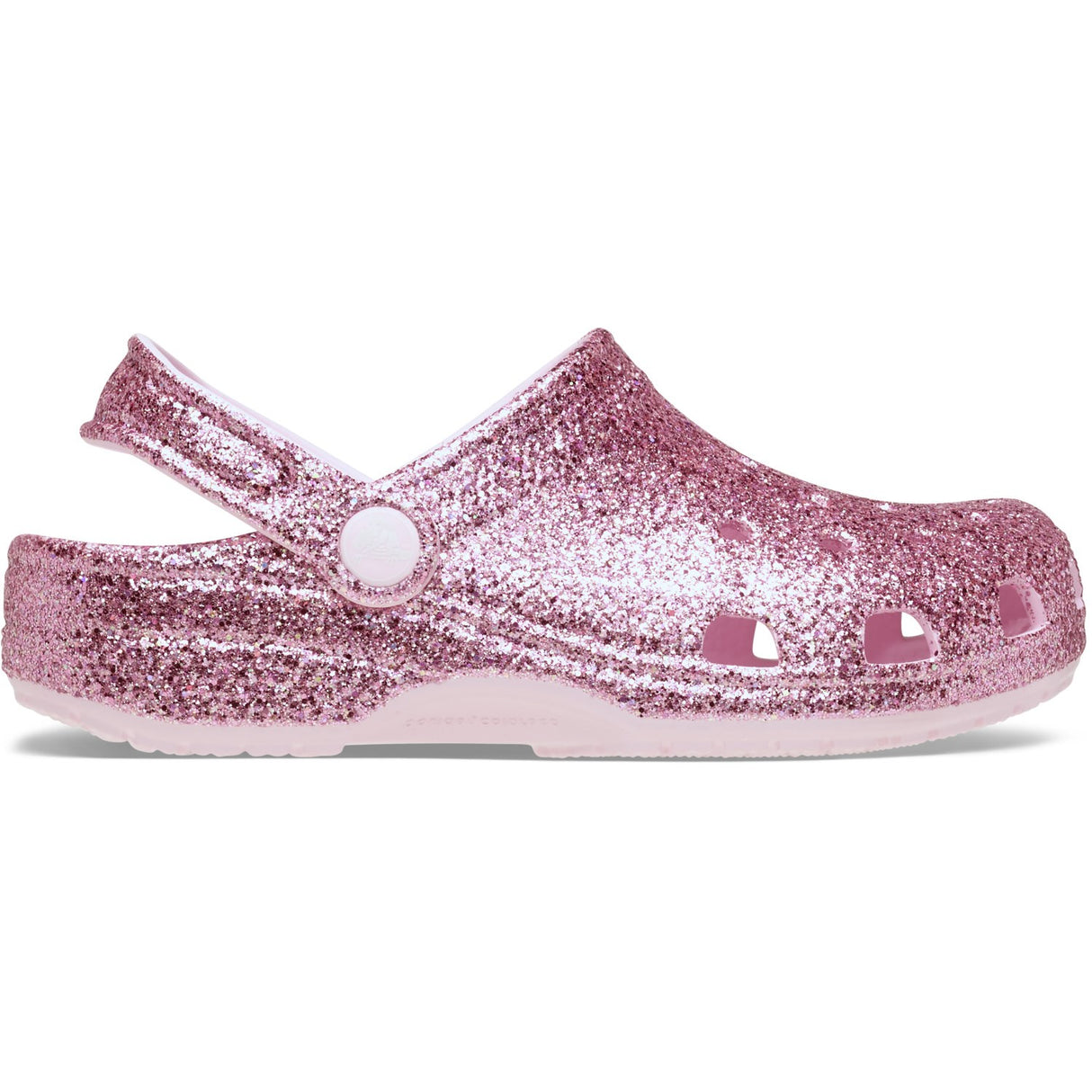 Crocs Pink Milk Classic Chunky Glitter Clog K PkM
