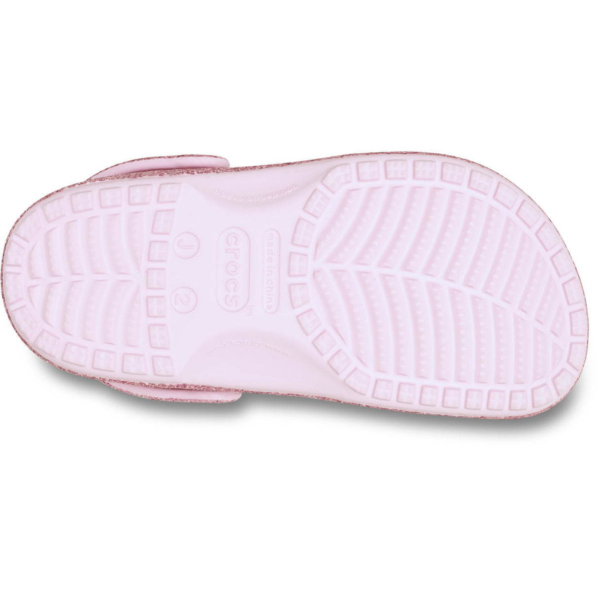 Crocs Pink Milk Classic Chunky Glitter Clog K PkM