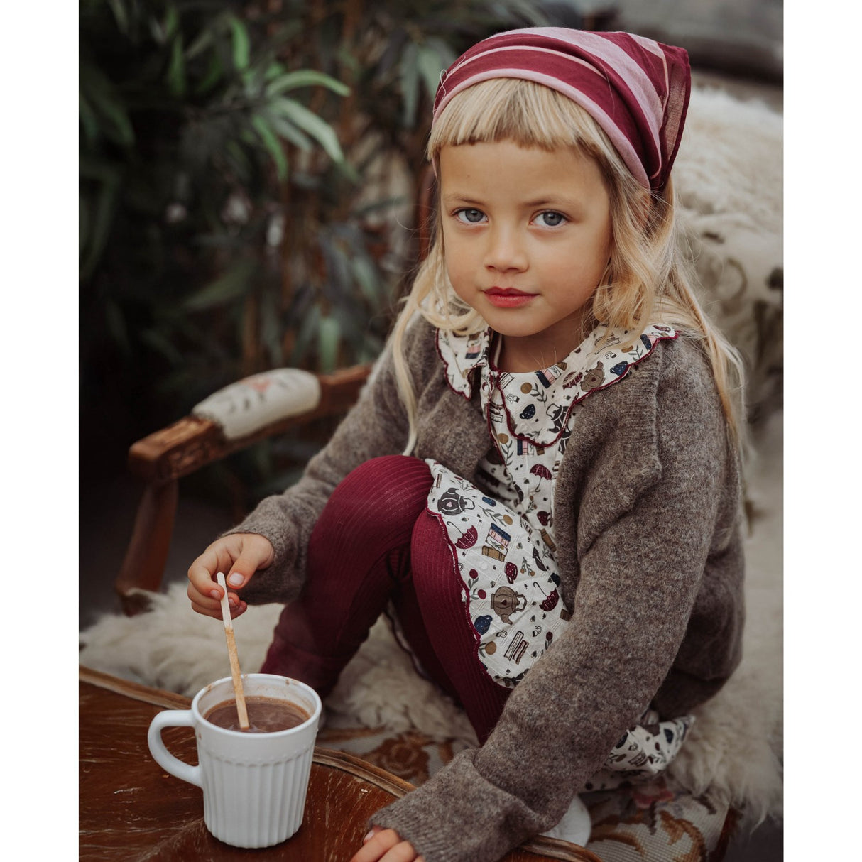 Fliink Burgendy Kenna Leggings