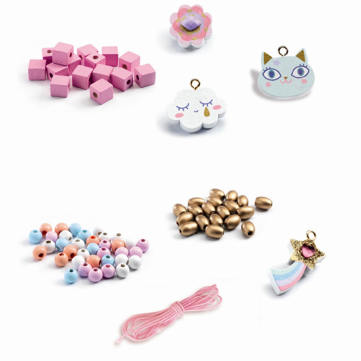 Djeco Kreativ Perler - Smukke Hårbøjler