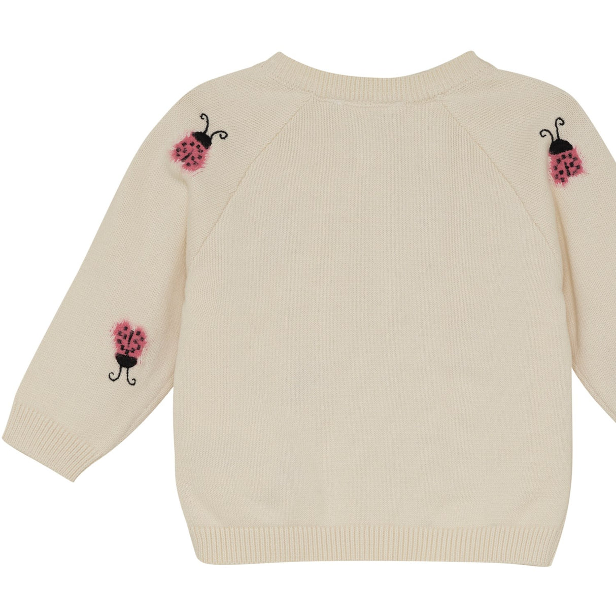 Minymo White Swan Cardigan Strik