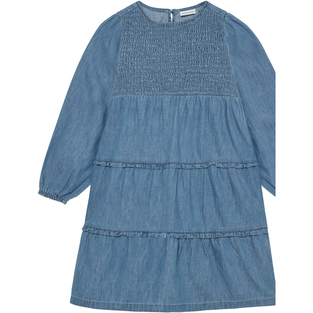 Minymo Faded Denim Kjole Ls Chambray