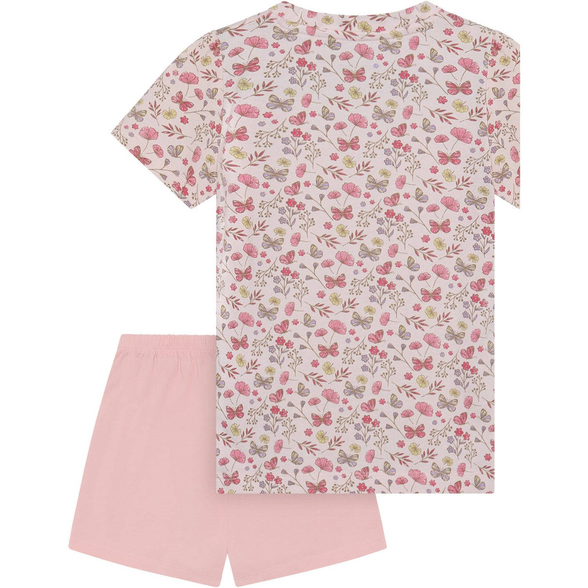 Minymo Raindrops On Roses T-Shirt+Short Sæt Aop