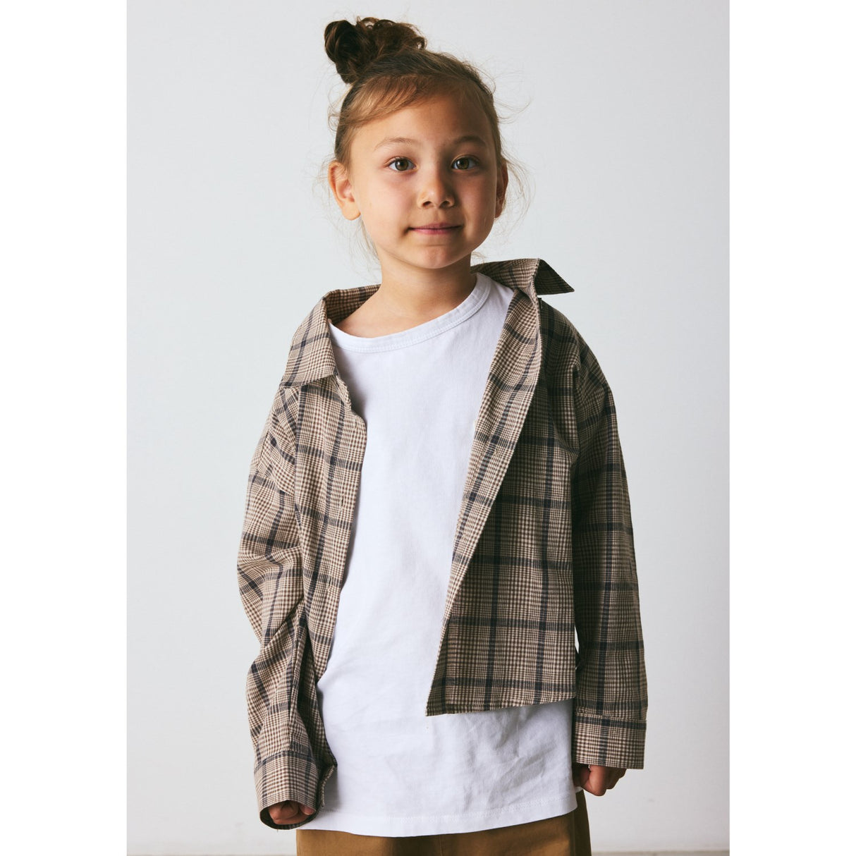 brunobruno nation Walnut Check Nohrla Walnut Check Skjorte