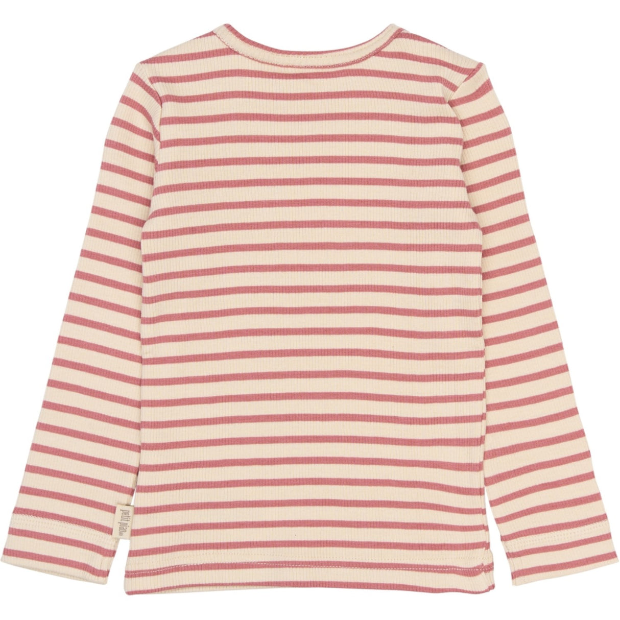 Petit Piao Dusty Rose Striped PPSky L_S Tee
