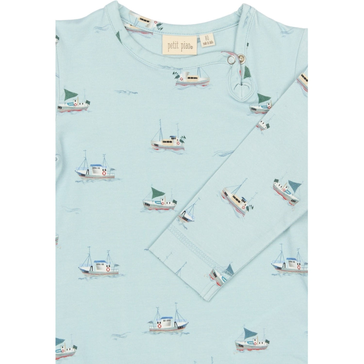 Petit Piao Illusion Blue Boat AOP PPStar L_S Body