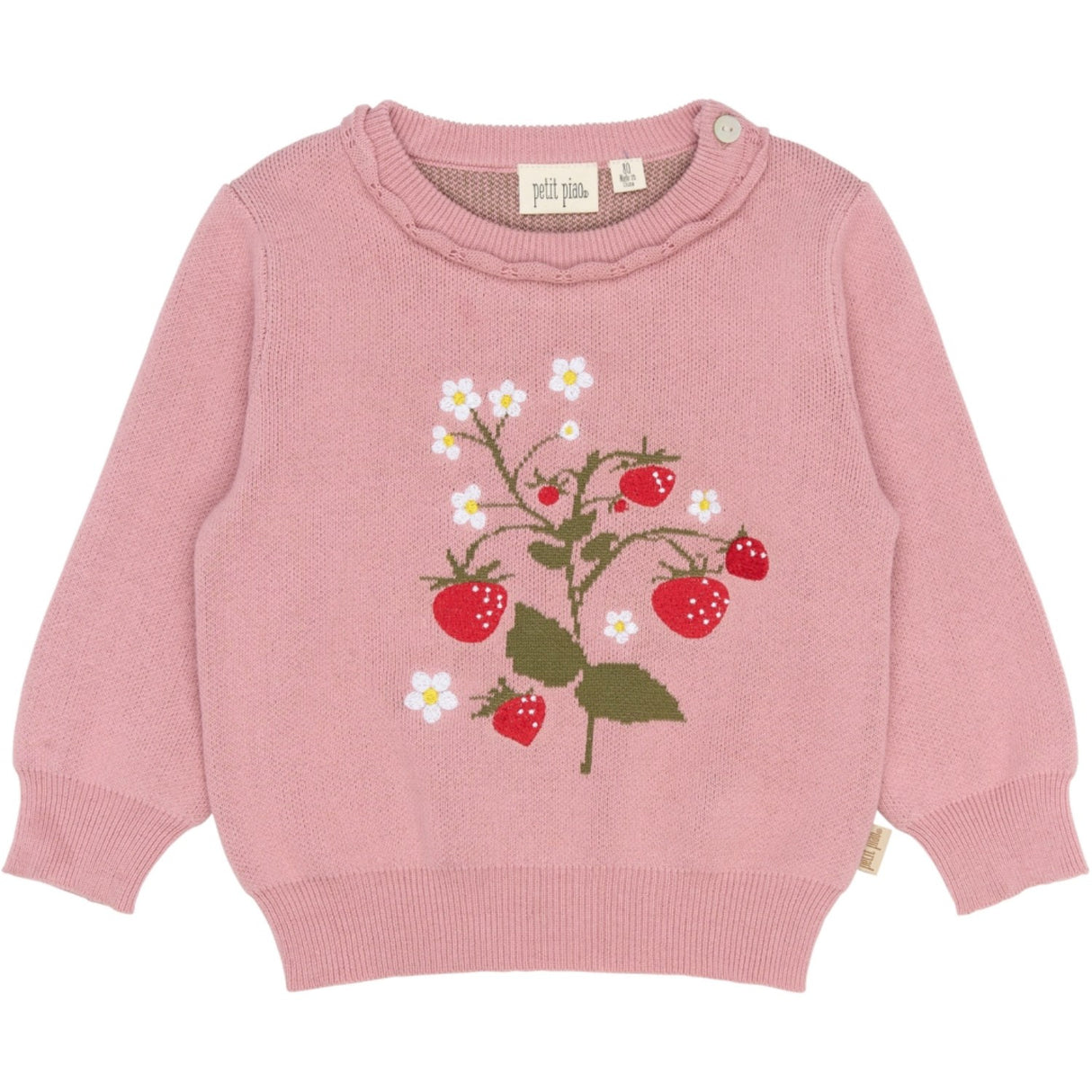 Petit Piao Dusty Rose PPEllen Strik Pullover