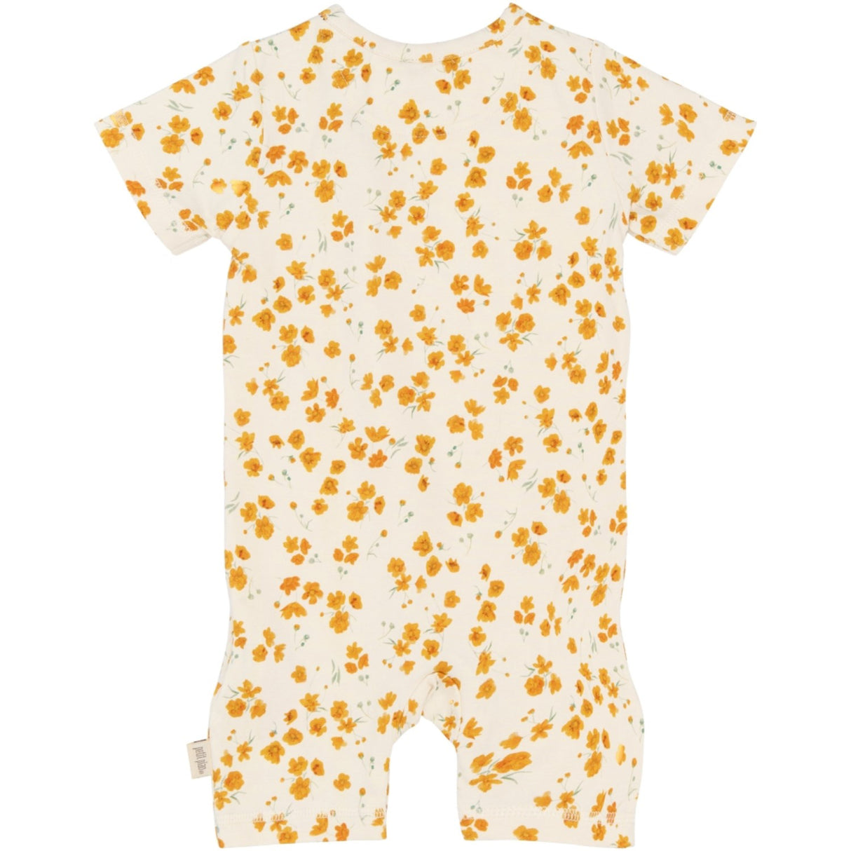 Petit Piao Eggnog Buttercup Aop Ppsun S_S Buksedragt