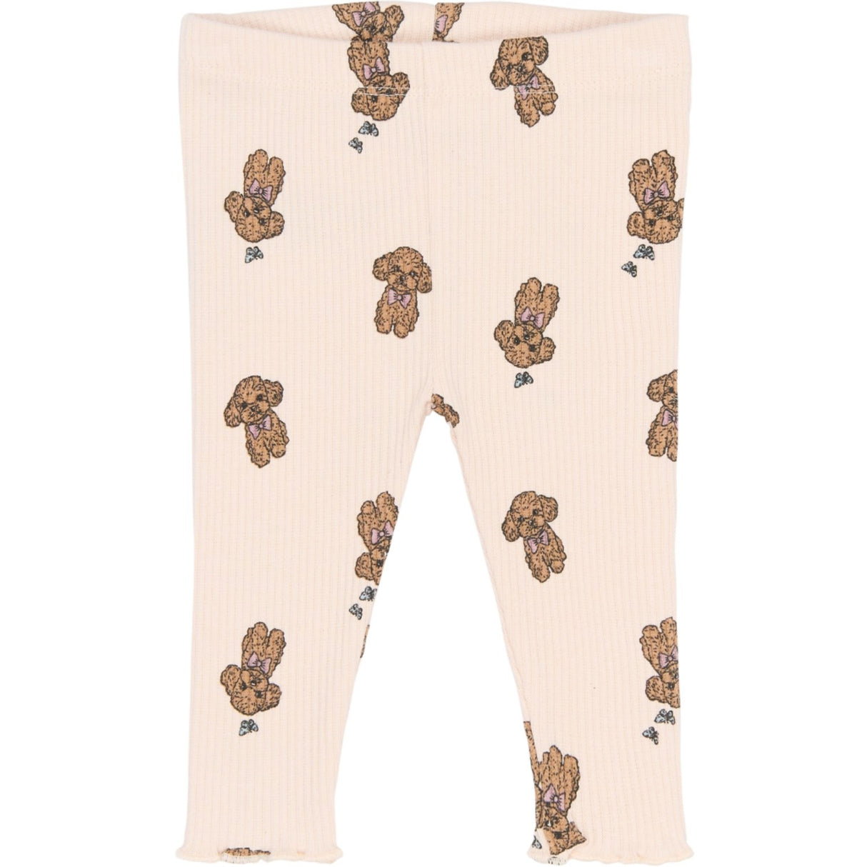 THE NEW Siblings Silver Peony Aop Tnsbsona Rib Leggings
