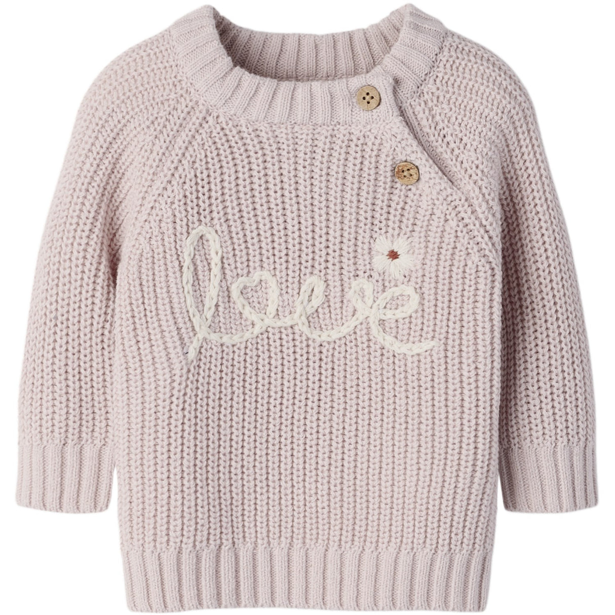 Lil'Atelier Hushed Violet Nbfemlen Emb Ls Strik Lil