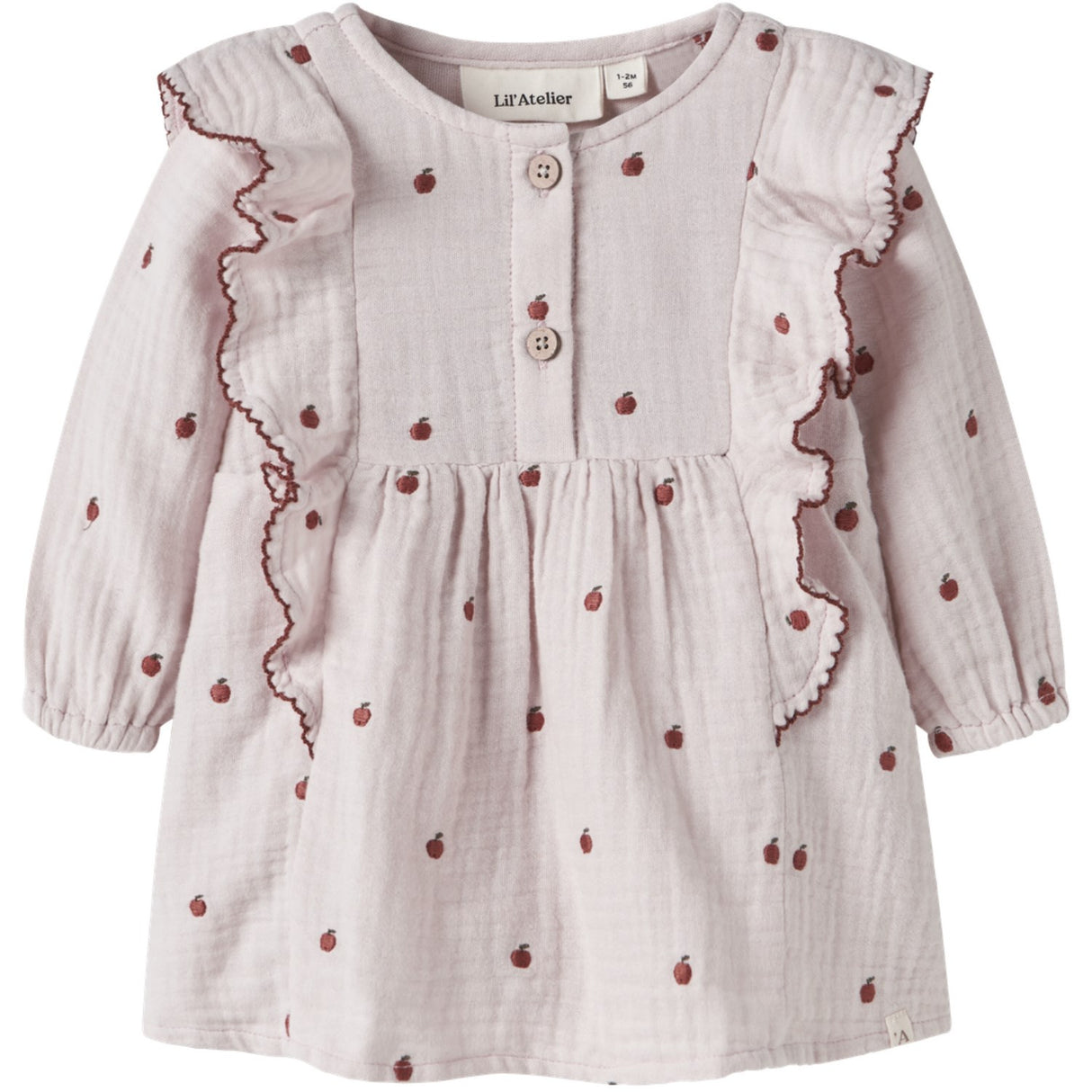 Lil'Atelier Hushed Violet Nbfkamma Ls Loose Body Kjole Lil
