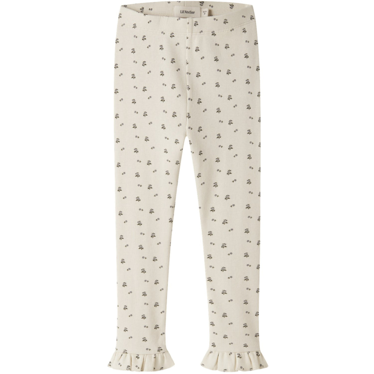 Lil'Atelier Turtledove Blue Flower Nmflago Mer Slim Leggings Lil