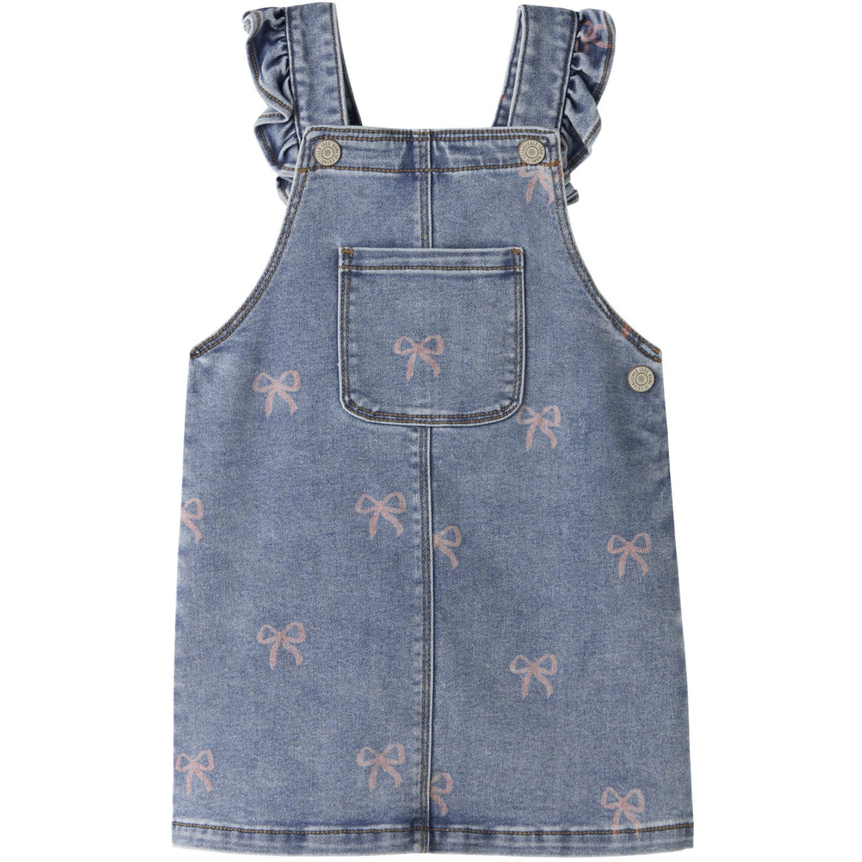 Name It Medium Blue Denim Bow Nmffaith Dnm Aop Spencer 6202-On K