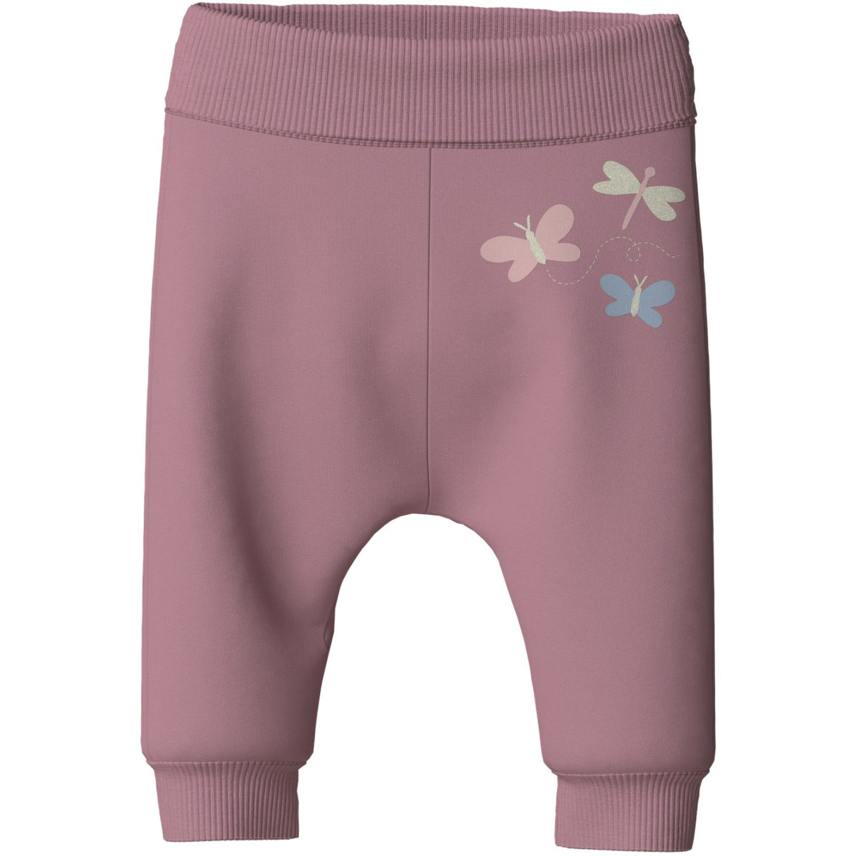 Name It Lilas Butterflies Nbfvrillie Sweat Bukser Box Bru