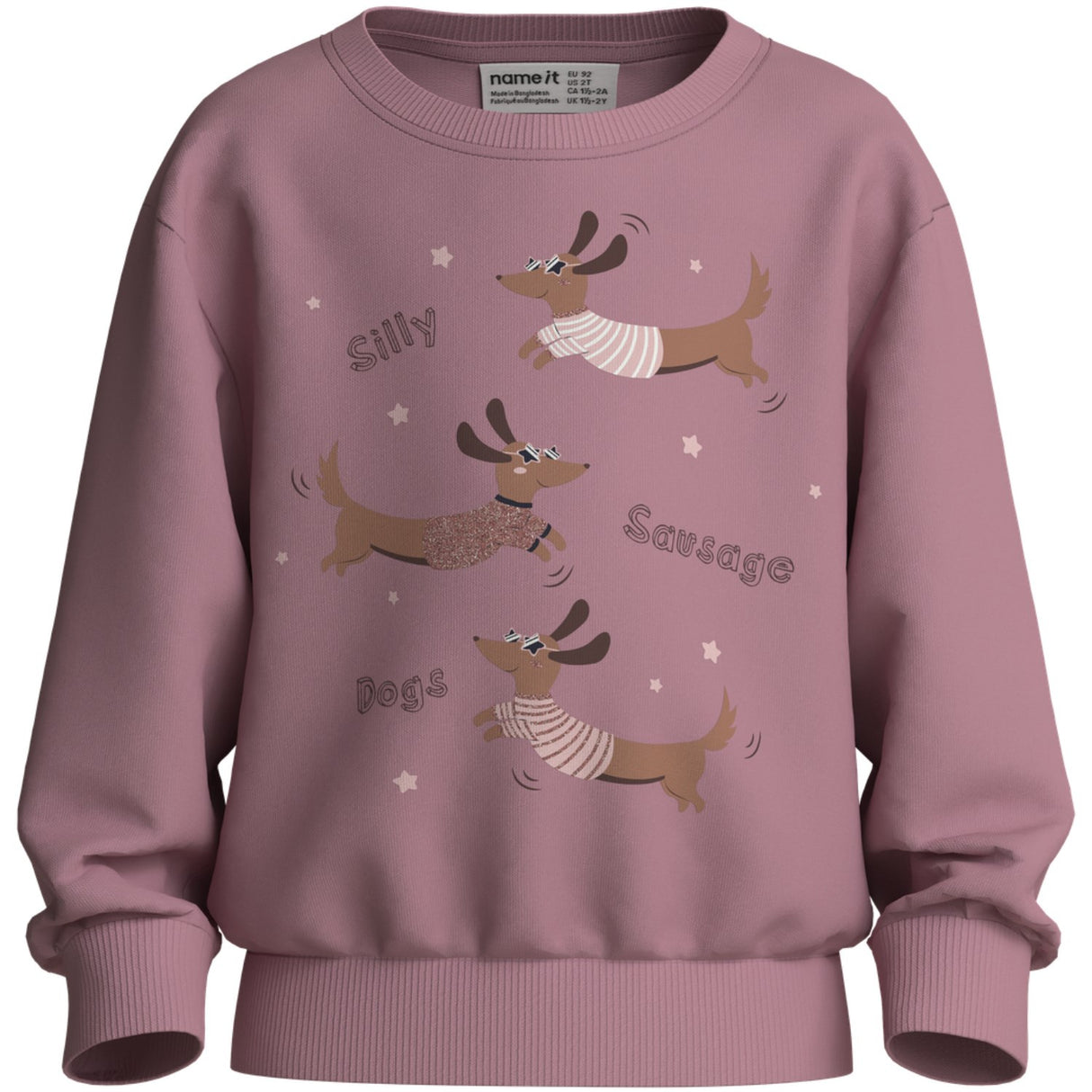 Name It Lilas Sausage Dogs Nmfvasacha Ls Nreg Sweat Unb