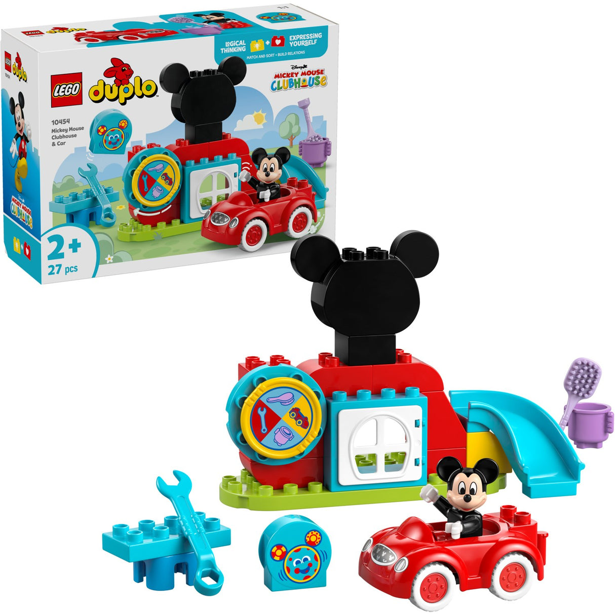 LEGO® DUPLO Disney TM - Mickeys Klubhus Og Bil 10454