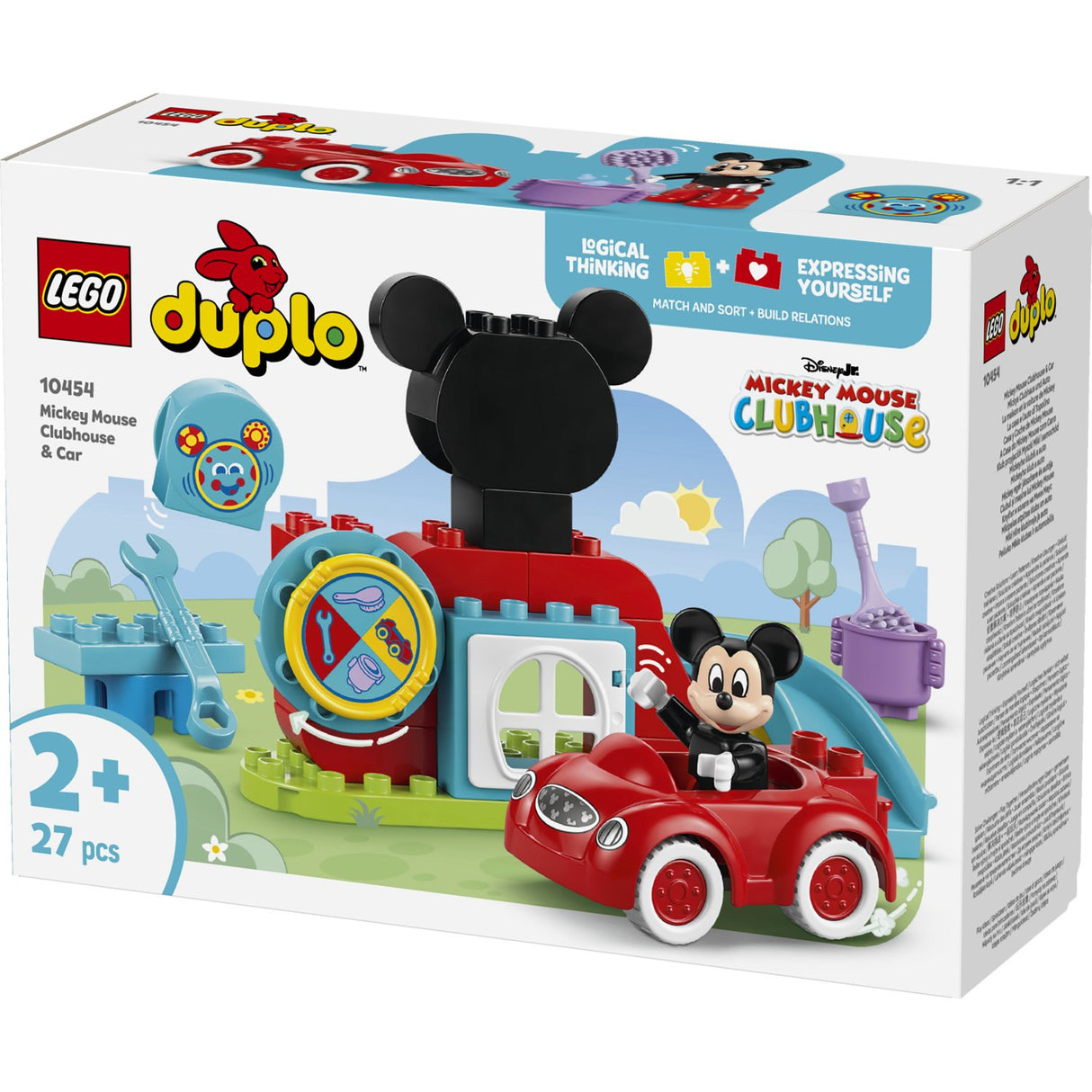 LEGO® DUPLO Disney TM - Mickeys Klubhus Og Bil 10454