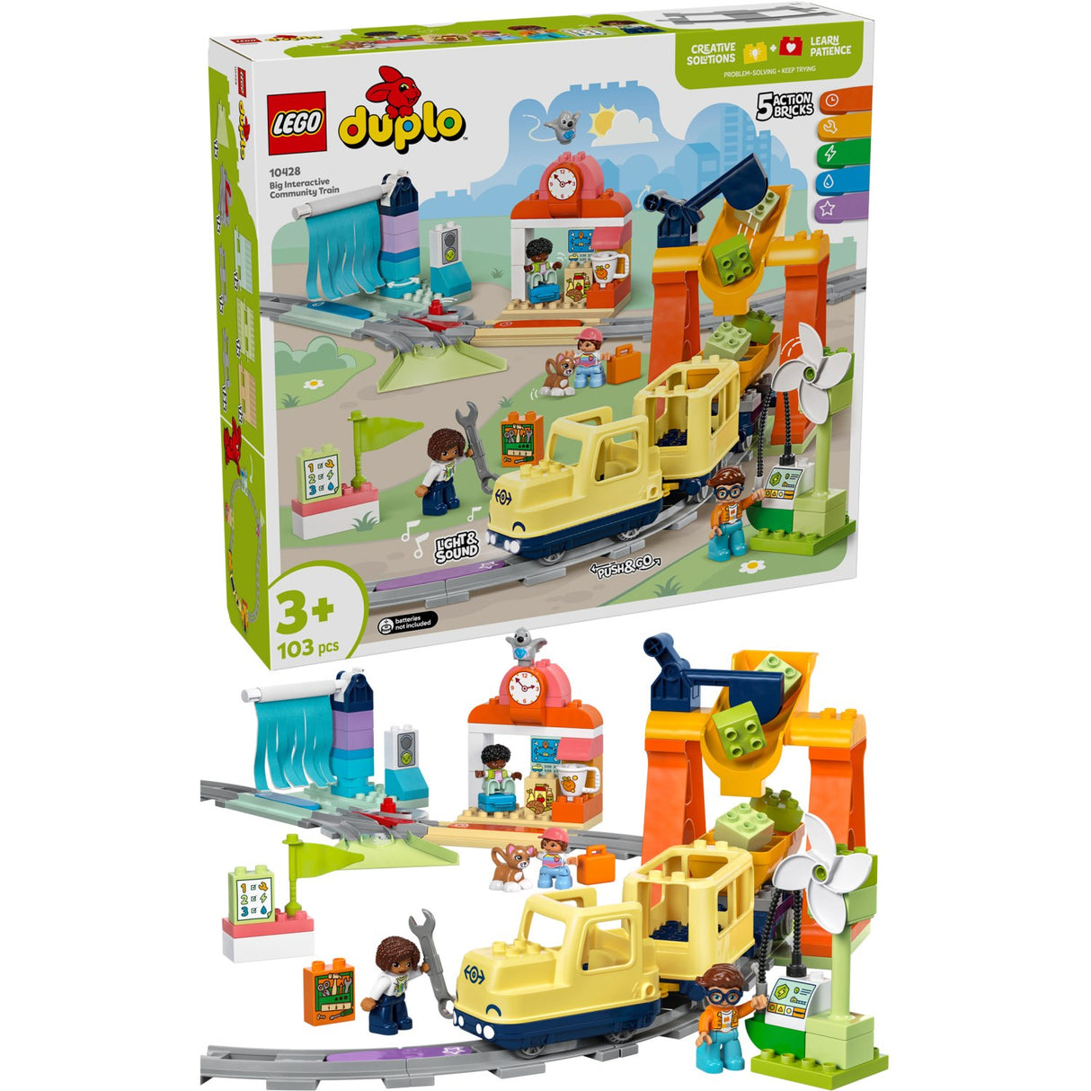 LEGO® DUPLO Town - Stort Interaktivt Lokalbanetog 10428