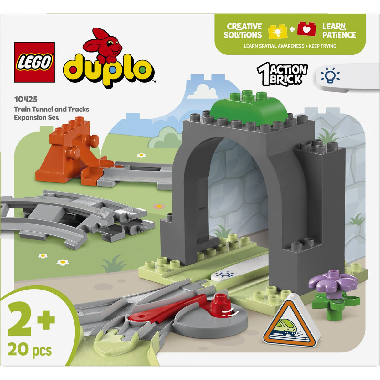 LEGO® DUPLO Town - Togtunnel Og Spor – Udvidelsessæt 10425
