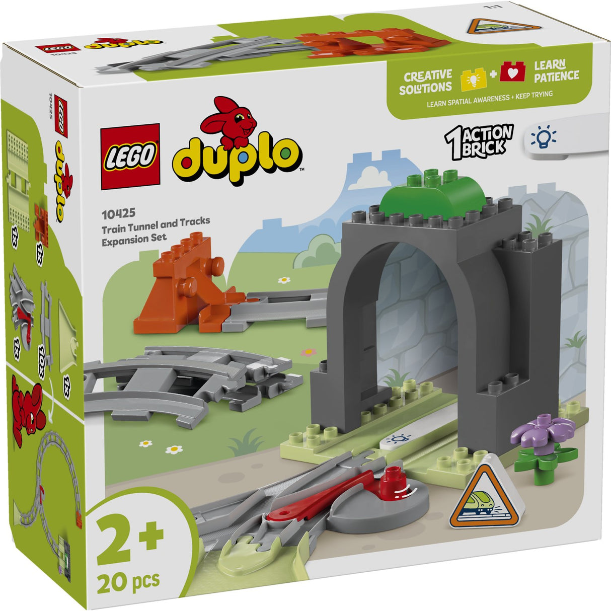 LEGO® DUPLO Town - Togtunnel Og Spor – Udvidelsessæt 10425